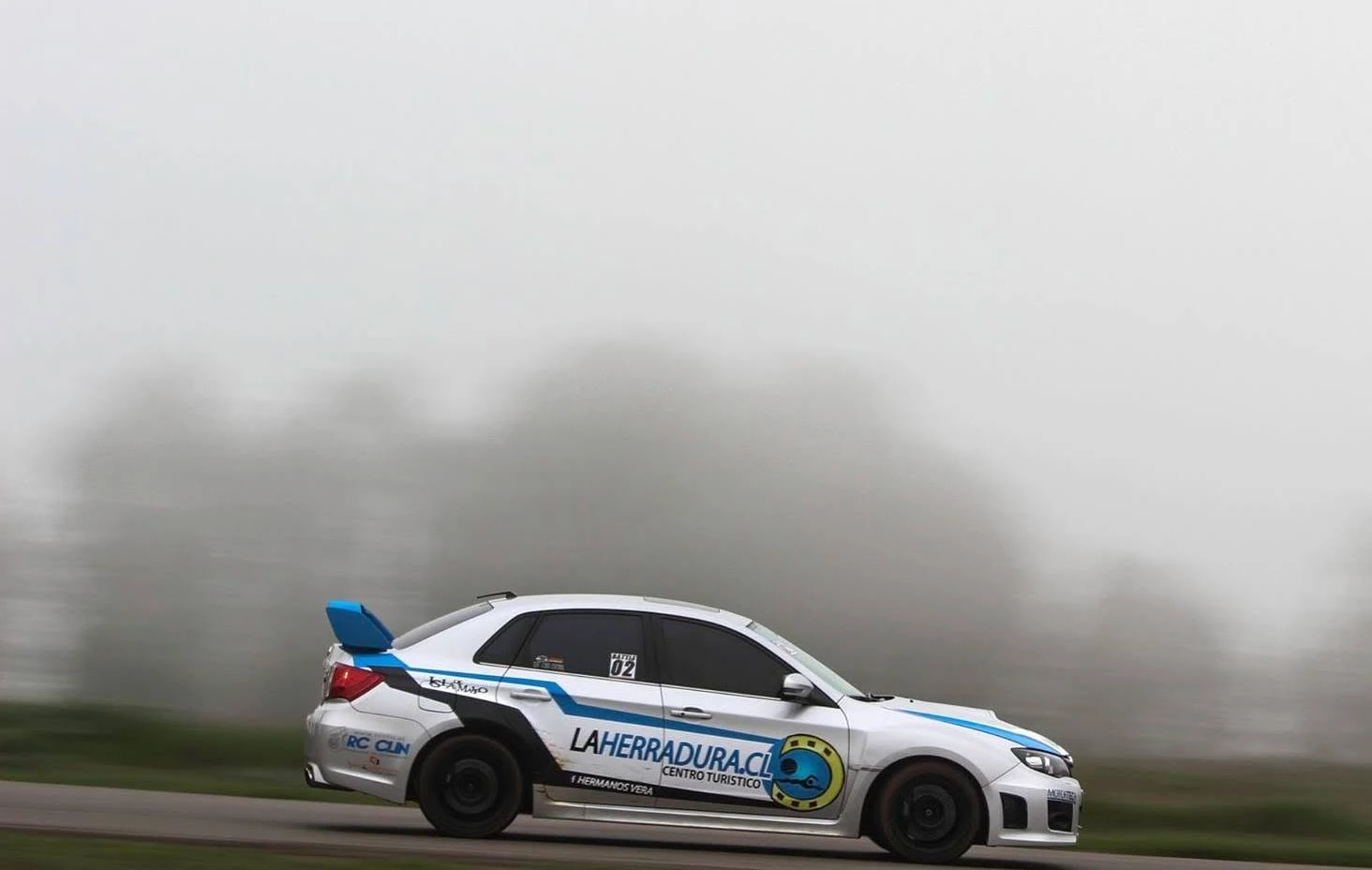 Súper STI en Leyda durante el récord Subaru de 54.770 segundos, 31 de agosto de 2014