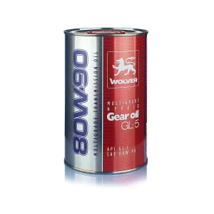 WOLVER 80W90 MULTIGRADE API GL5 - 1L