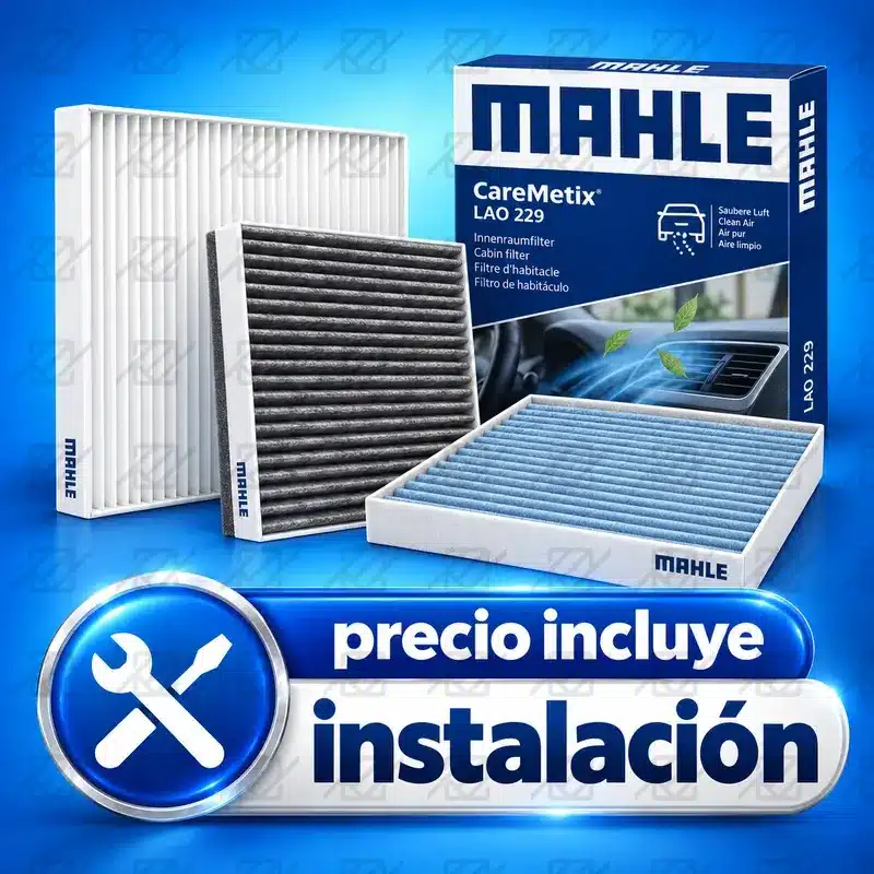 FILTRO CABINA MAHLE CARBON ACTIVO (LAO248) (CU8430)